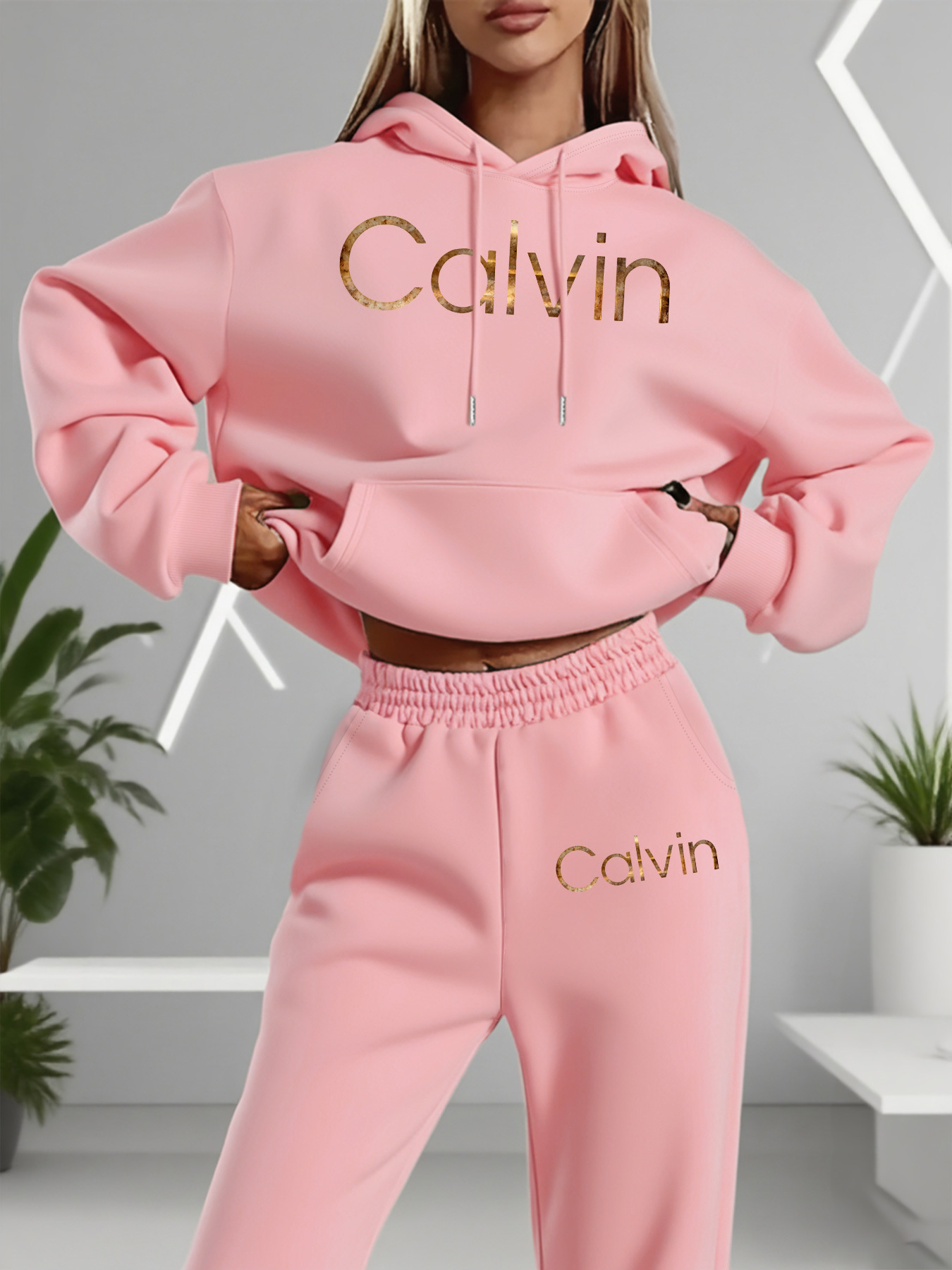 Street Fashion Designers - Women's fashion pullover and pants set,