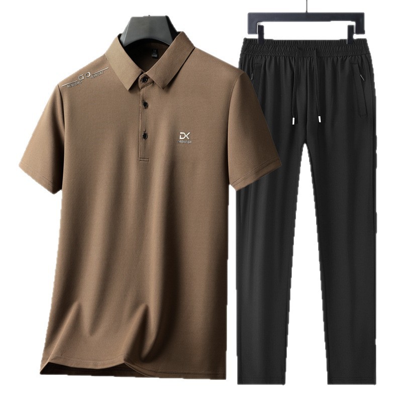 Quirky Street Fashion - Men's Casual 2-Piece Sportswear Set Streetwear