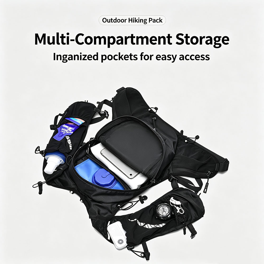 Hydration Running Backpack Lig - Reflective Jacket Running recension och pris