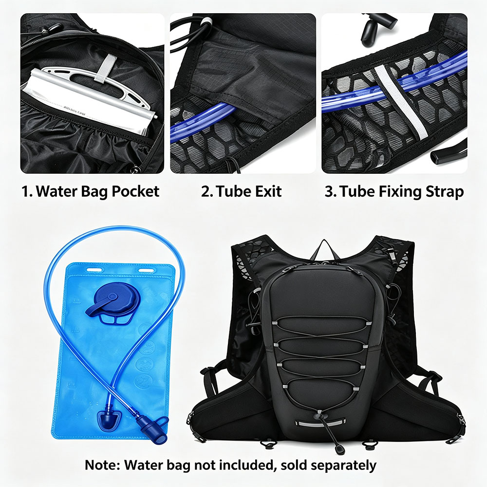Hydration Running Backpack Lig - Reflective Jacket Running recension och pris