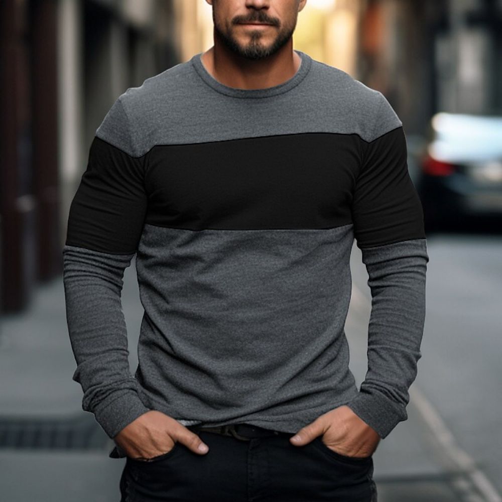 Casual Simple Style Men's T Sh - Street Fashion Men recension och pris