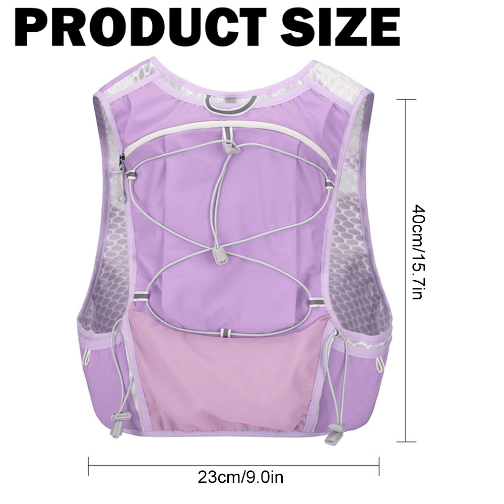 Lightweight Hydration Vest Bac - Reflective Jacket Running recension och pris