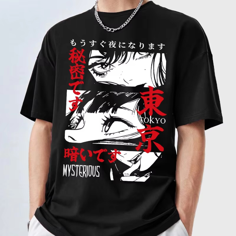 Men's Y2K Anime Pattern T-Shir - Street Fashion In Tokyo recension och pris