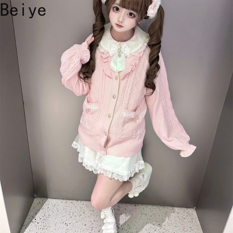 Long-sleeved Sweet Loose Sweat - Japanese Street Fashion Female recension och pris