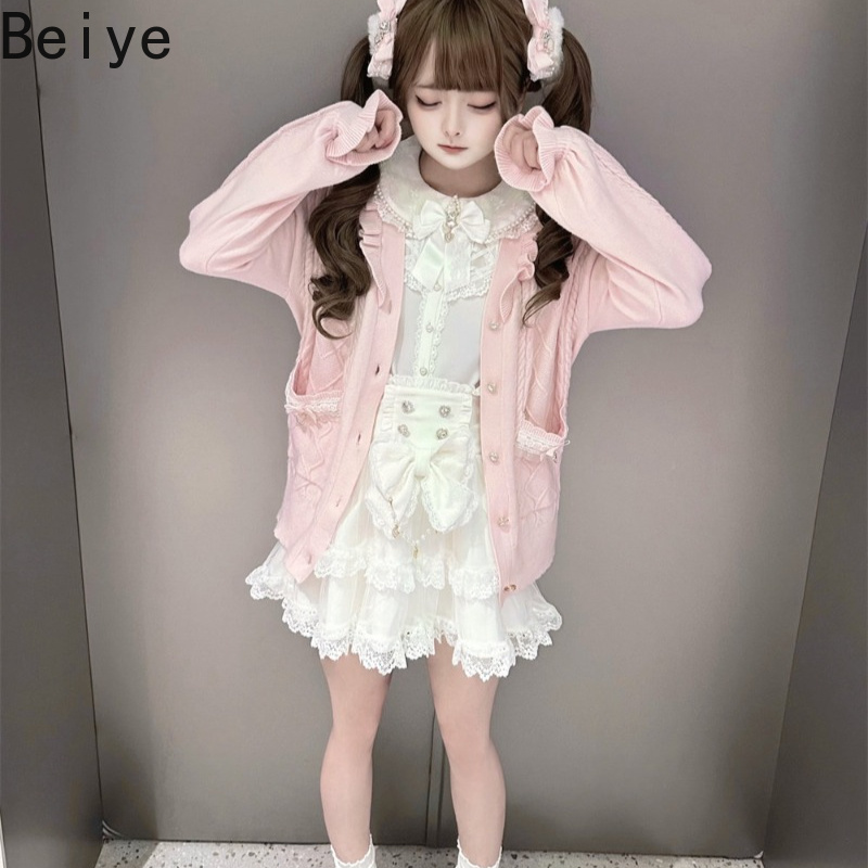 Long-sleeved Sweet Loose Sweat - Japanese Street Fashion Female recension och pris