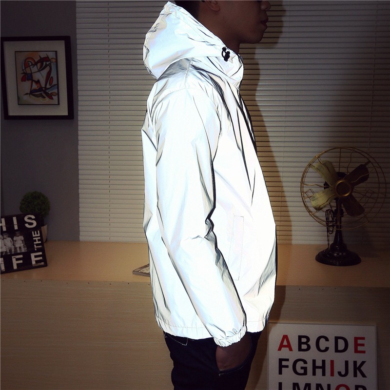 LED Light Up Windbreaker Coupl - Reflective Jacket Running recension och pris