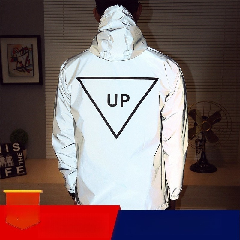 LED Light Up Windbreaker Coupl - Reflective Jacket Running recension och pris