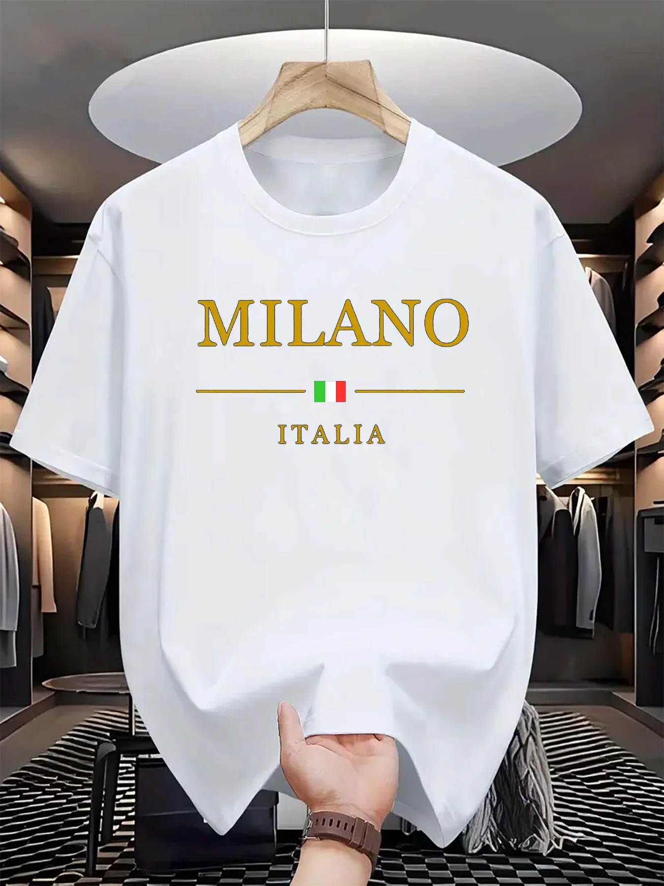 Men's summer 3d printed T-shir - Street Fashion Of Milan recension och pris