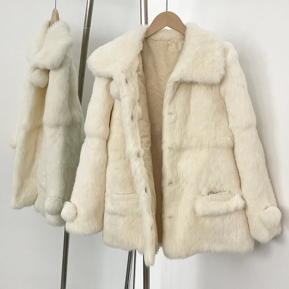 2025 Real Fur Jacket Women Out - Street Fashion Store recension och pris