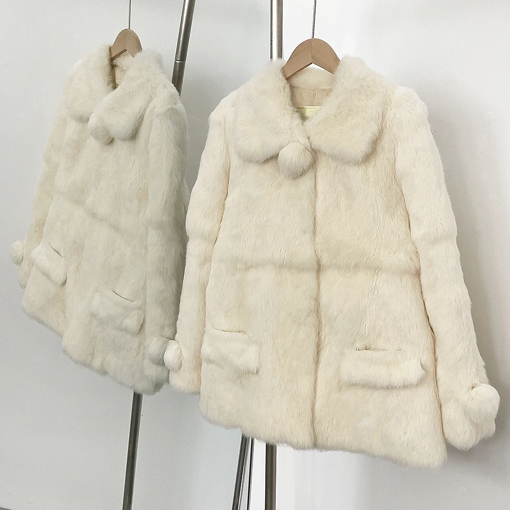 2025 Real Fur Jacket Women Out - Street Fashion Store recension och pris