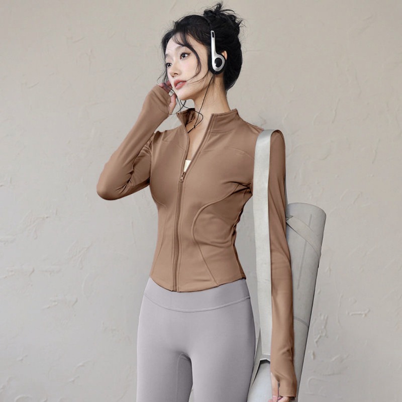 Women Slim Fit Yoga Jacket Tig - Reflective Jacket Running recension och pris