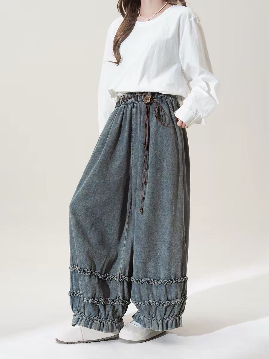Japanese Retro Solid Color Loo - Japanese Street Fashion Female recension och pris