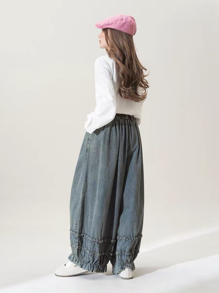 Japanese Retro Solid Color Loo - Japanese Street Fashion Female recension och pris