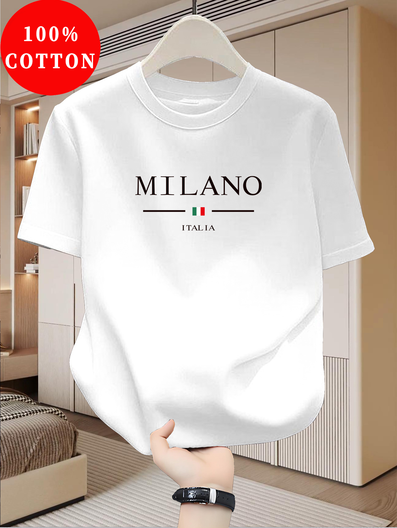 Milan Pattern Printed Short Sl - Street Fashion Of Milan recension och pris