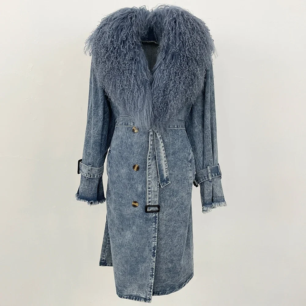 Mongolian Fur Collar Jacket 20 - Street Fashion Store recension och pris