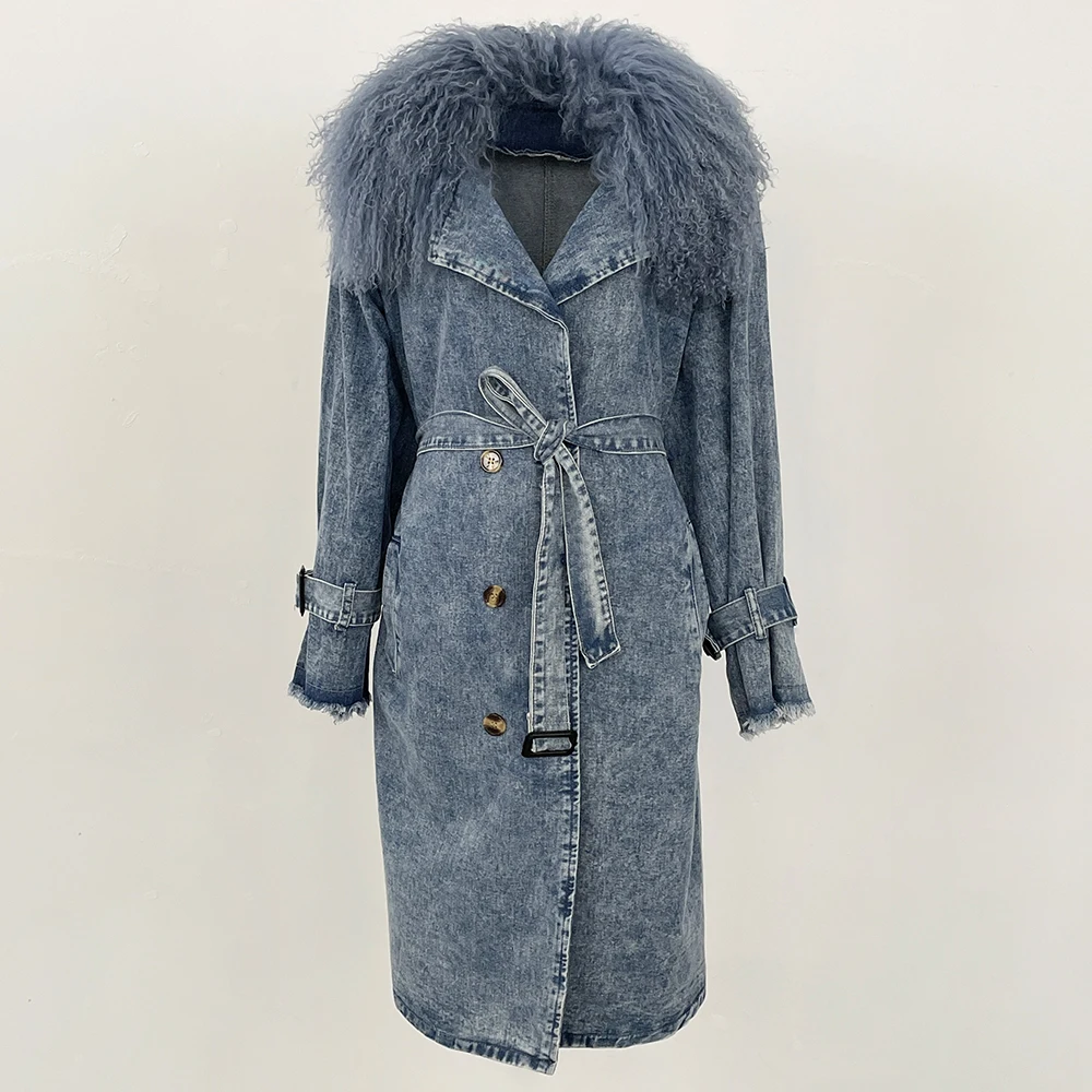Mongolian Fur Collar Jacket 20 - Street Fashion Store recension och pris