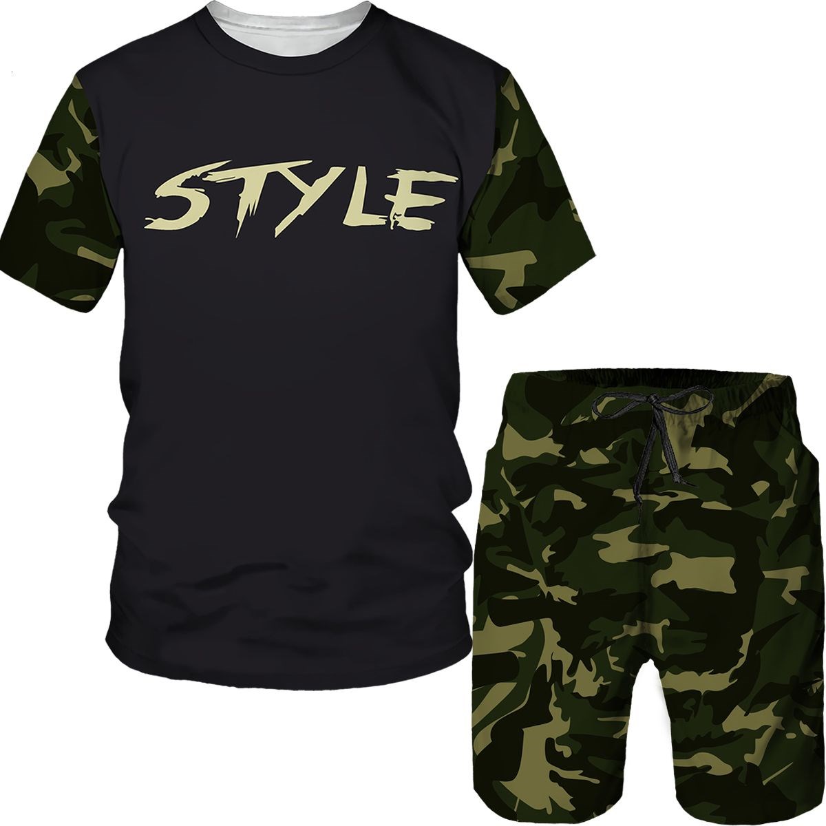 Camouflage Men's Suits Camo 3D - Quirky Street Fashion recension och pris