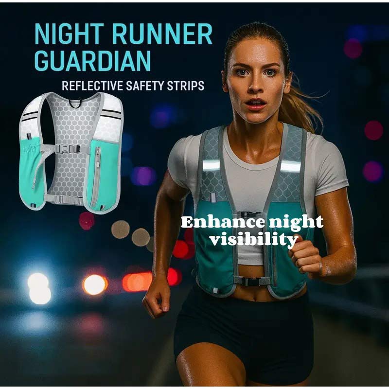 Lightweight Running Vest with  - Reflective Jacket Running recension och pris