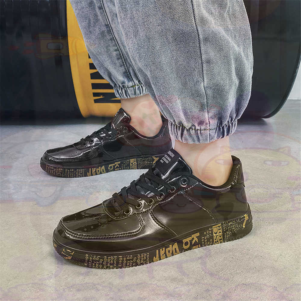 Round Foot Size 45 Sneakers Wh - Guangzhou Street Fashion recension och pris