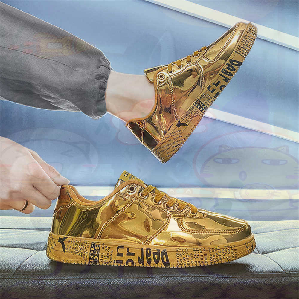 Round Foot Size 45 Sneakers Wh - Guangzhou Street Fashion recension och pris