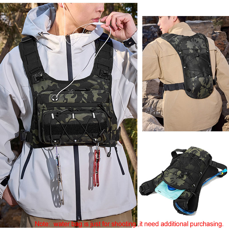 Tactical Bag Front Chest Rig V - Reflective Jacket Running recension och pris