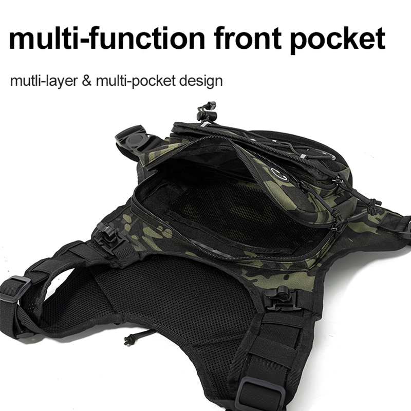 Tactical Bag Front Chest Rig V - Reflective Jacket Running recension och pris