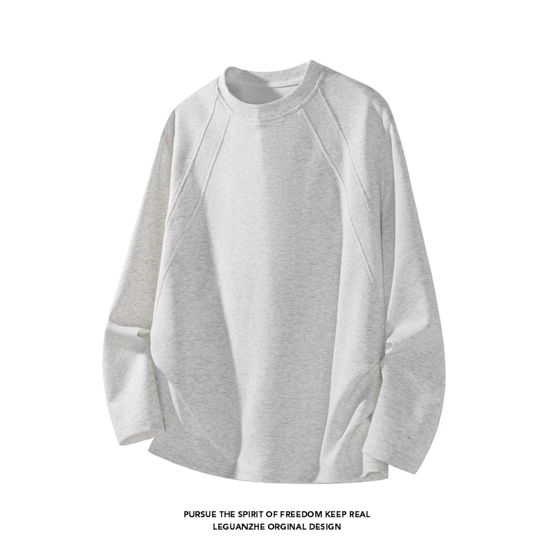 Men Fashion Raglan Seam Crew N - Street Fashion Men recension och pris