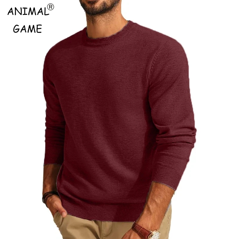 Men's Long Sleeve Sweaters Cre - Street Fashion Game recension och pris