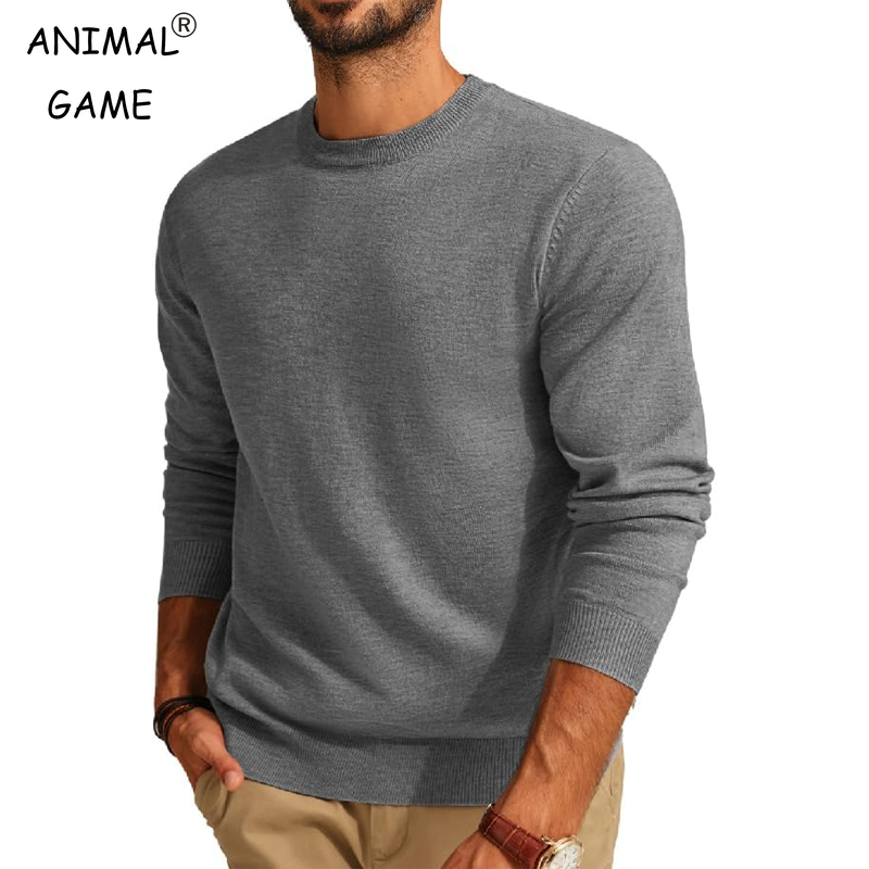 Men's Long Sleeve Sweaters Cre - Street Fashion Game recension och pris