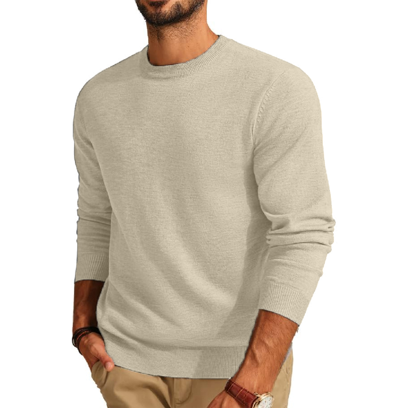 Men's Long Sleeve Sweaters Cre - Street Fashion Game recension och pris