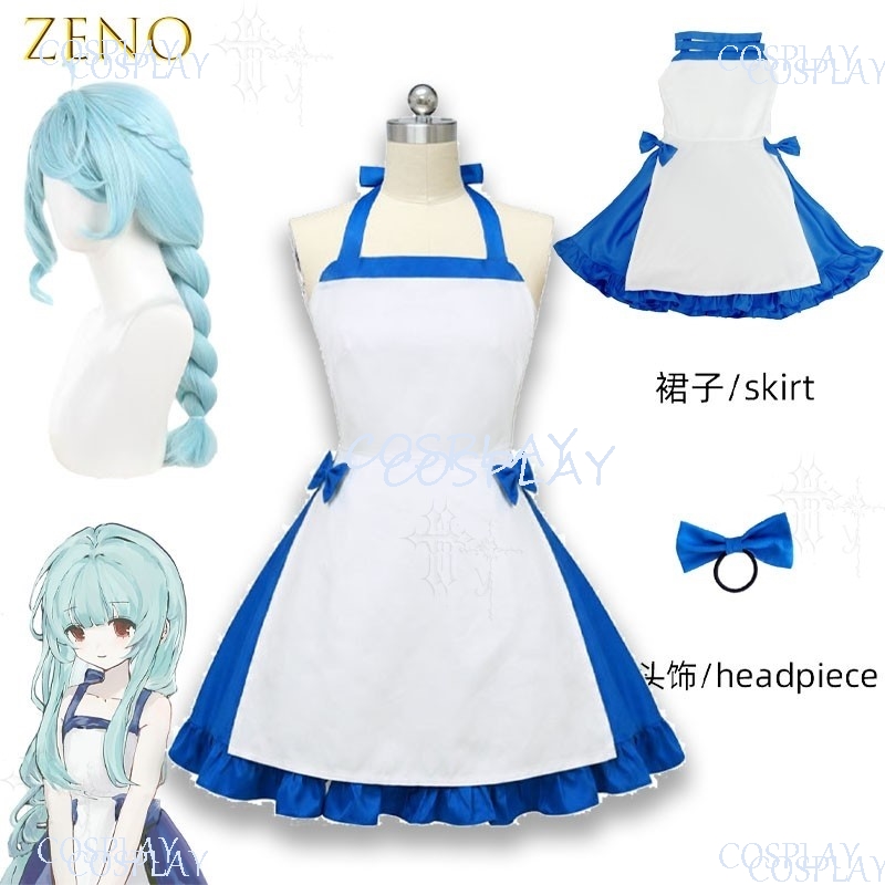 Blue Halloween Full Cosplay Ou - Japanese Street Fashion Female recension och pris