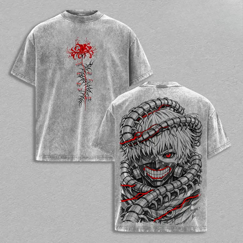 Manga Kaneki Ken Retro T Shirt - Street Fashion In Tokyo recension och pris