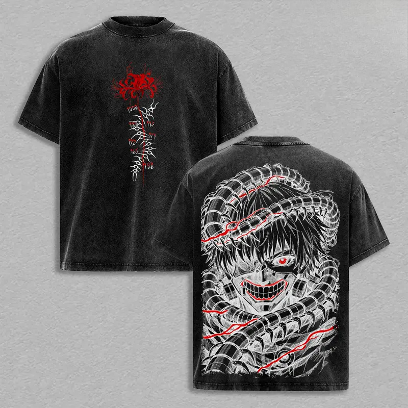Manga Kaneki Ken Retro T Shirt - Street Fashion In Tokyo recension och pris